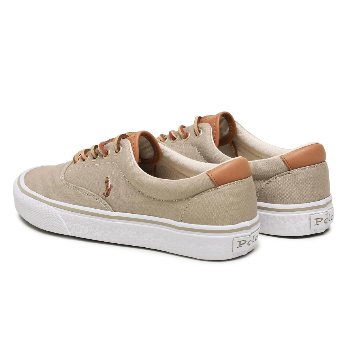 Ralph Lauren Sneakers in Cotone Keaton Uomo Khaki