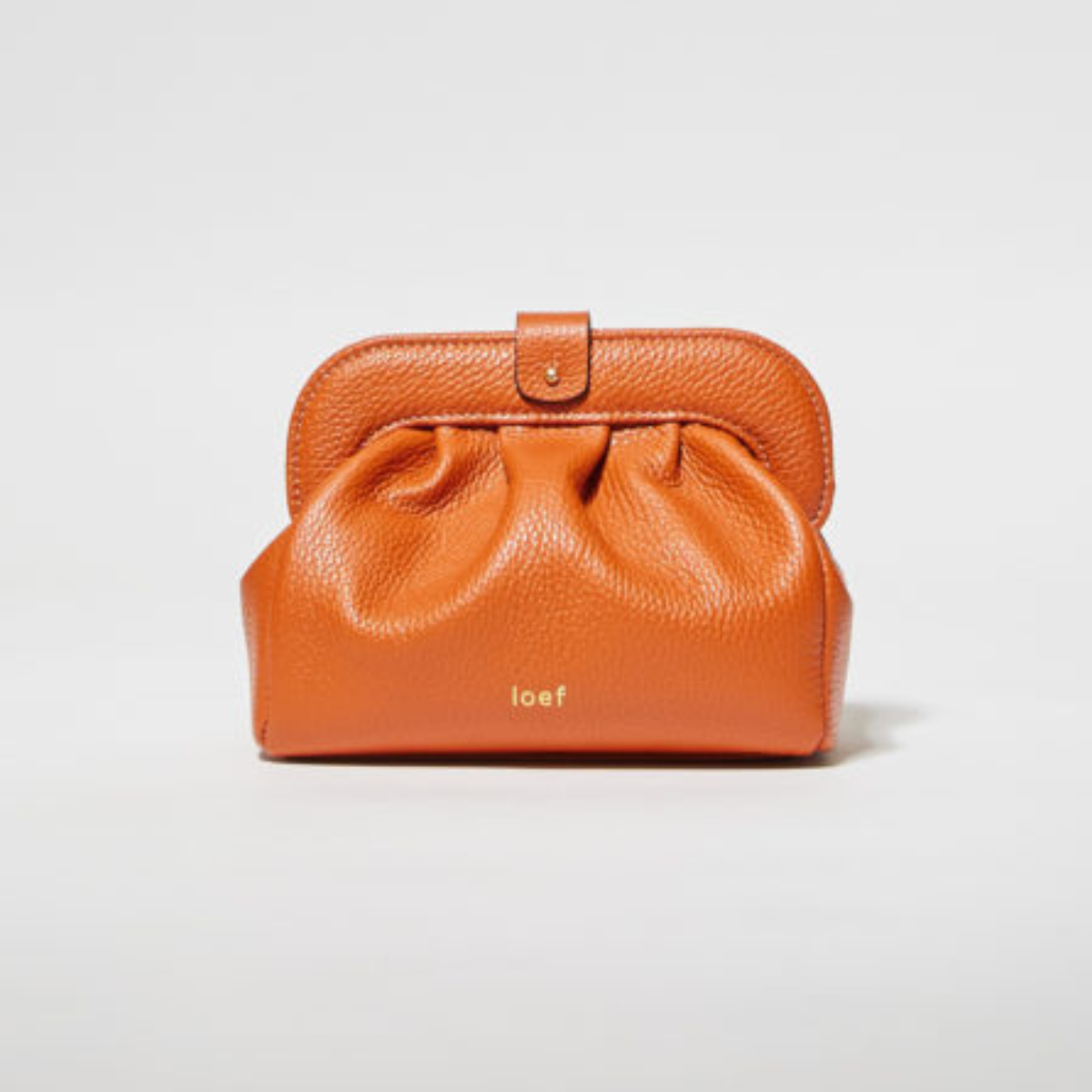 IoeF Borsa in Pelle Donna Mini Robby Arancio Exuberance