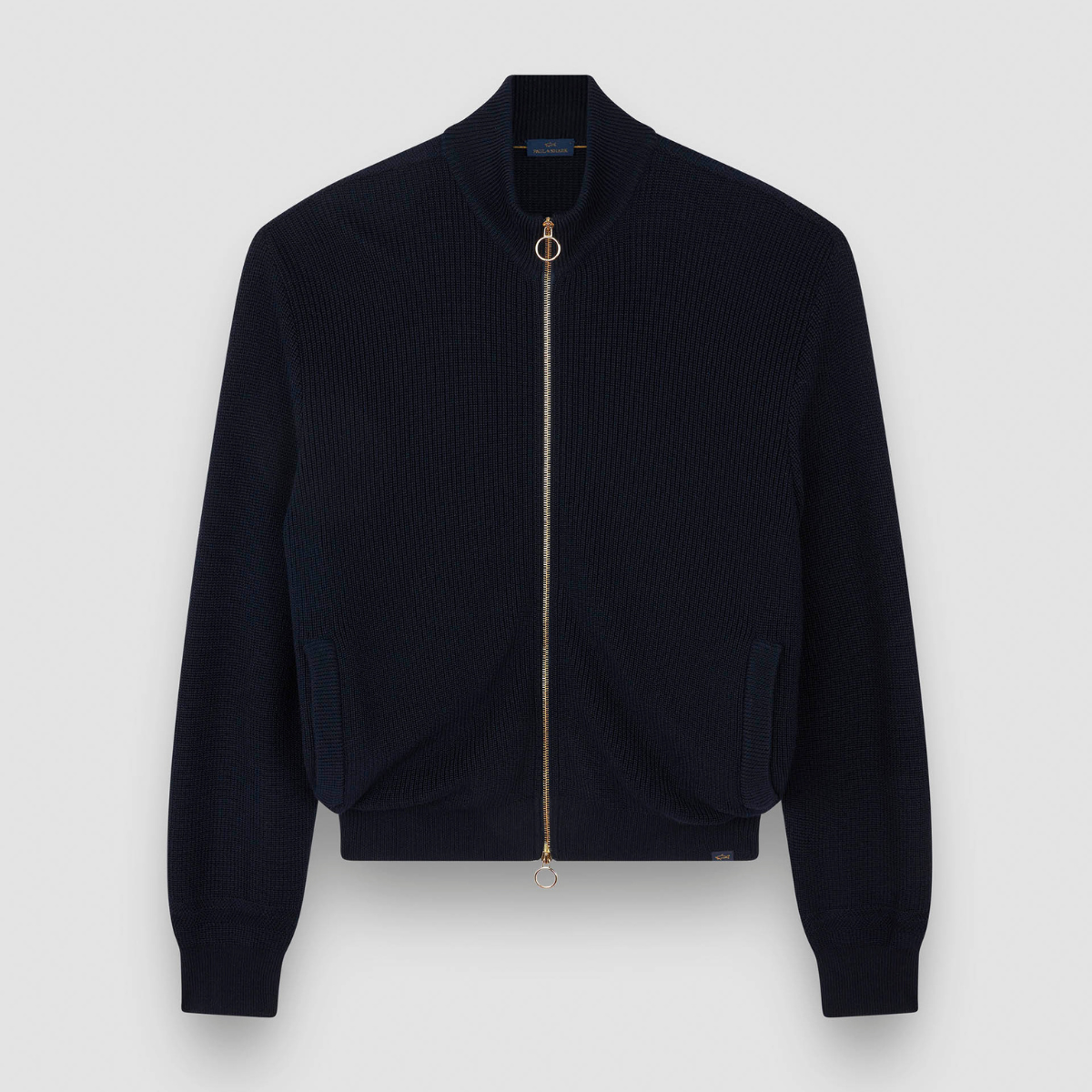 Paul & Shark Cardigan in Lana con Zip Uomo Blu