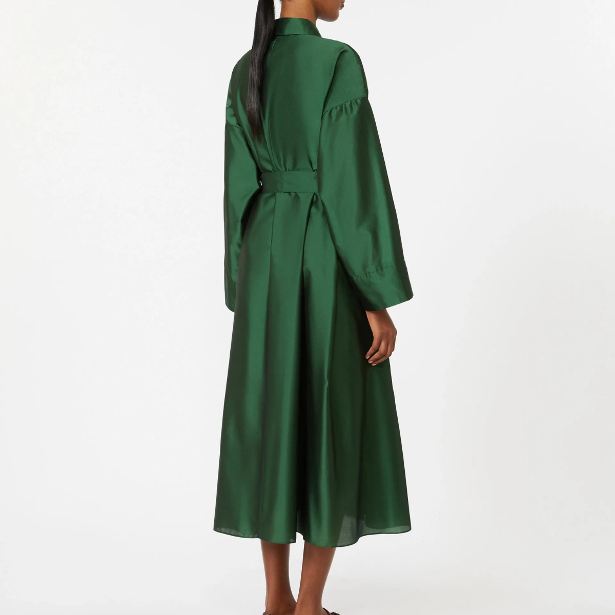 Max Mara Abito in Organza SMMAnna Donna Verde