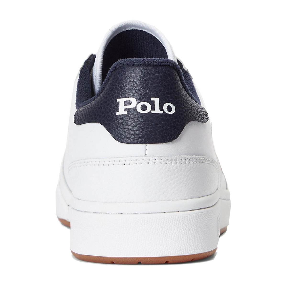 Polo Ralph Lauren Sneakers in Pelle Uomo Low Top Lace Bianco Blu