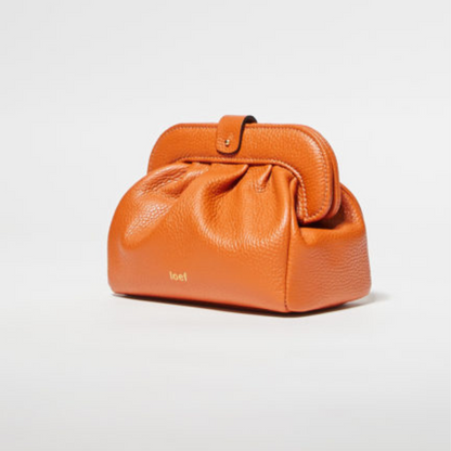 IoeF Borsa in Pelle Donna Mini Robby Arancio Exuberance