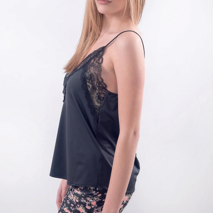 Aniye By Top con Pizzo Amy Donna Nero