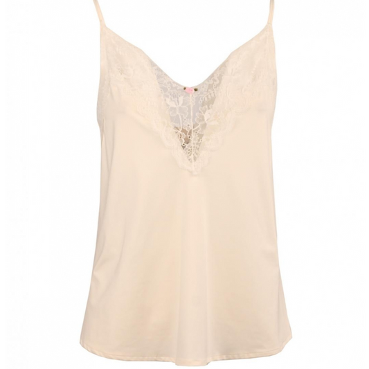 Aniye By Top con Pizzo Amy Donna Bianco Latte