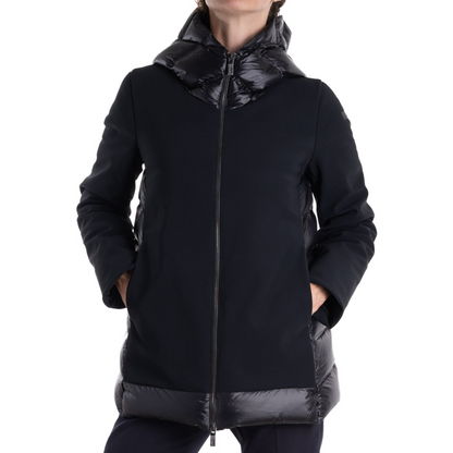 RRD Piumino Corto Donna Winter Hybrid Zar Lady Nero