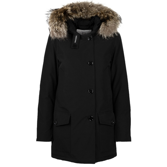 Woolrich Parka con Quattro Tasche Donna W'S Arctic Parka DF Nero