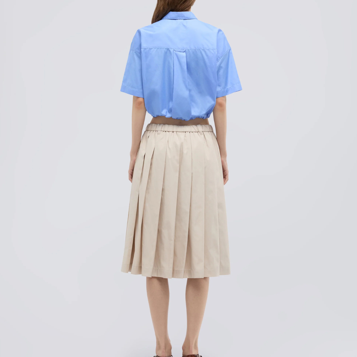 Aspesi Camicia in Popeline di Cotone Mod. 5445 Donna Azzurro