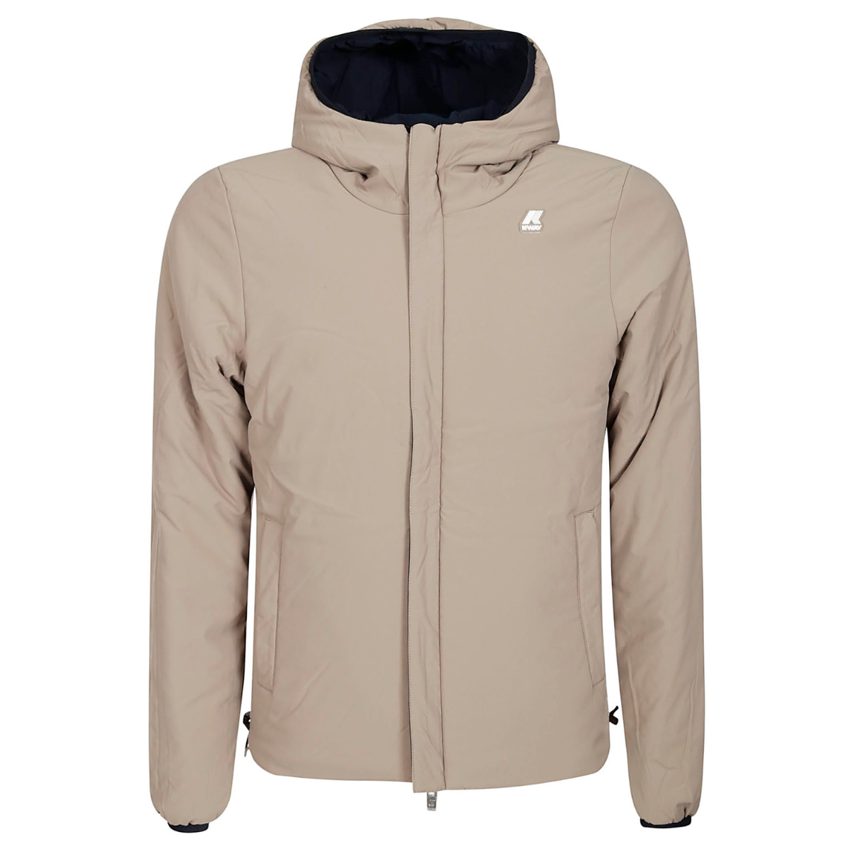 K-Way Giacca Corta Uomo Jack Warm Double Blue Dept, Beige Taupe