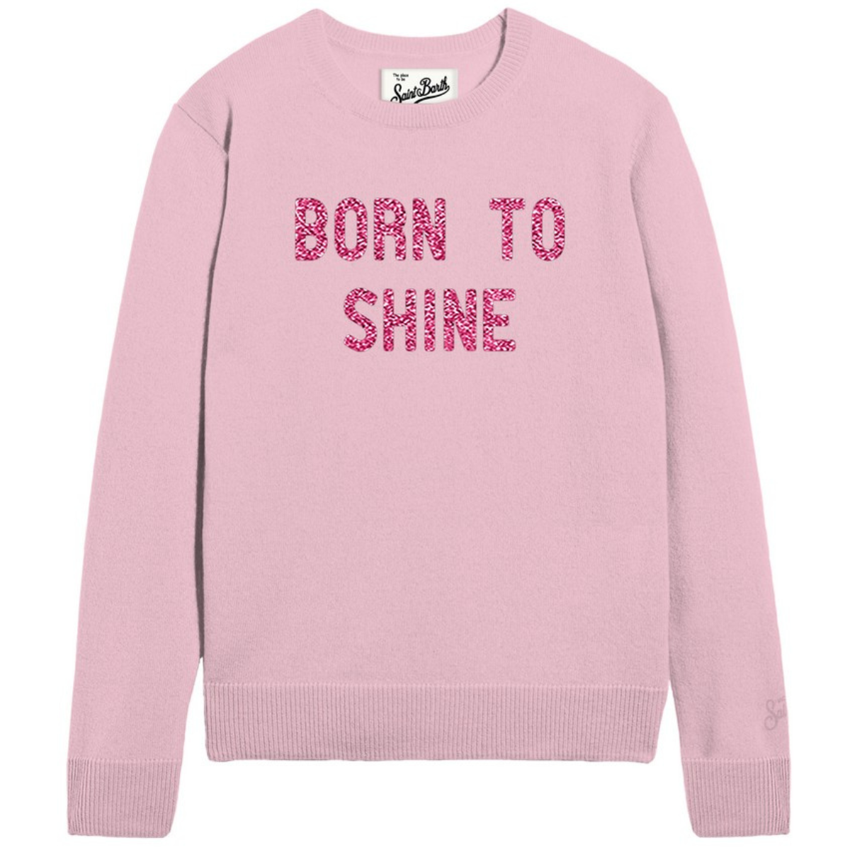 Mc2 Saint Barth Maglione in Misto Lana New Queen Born Shine Donna Rosa