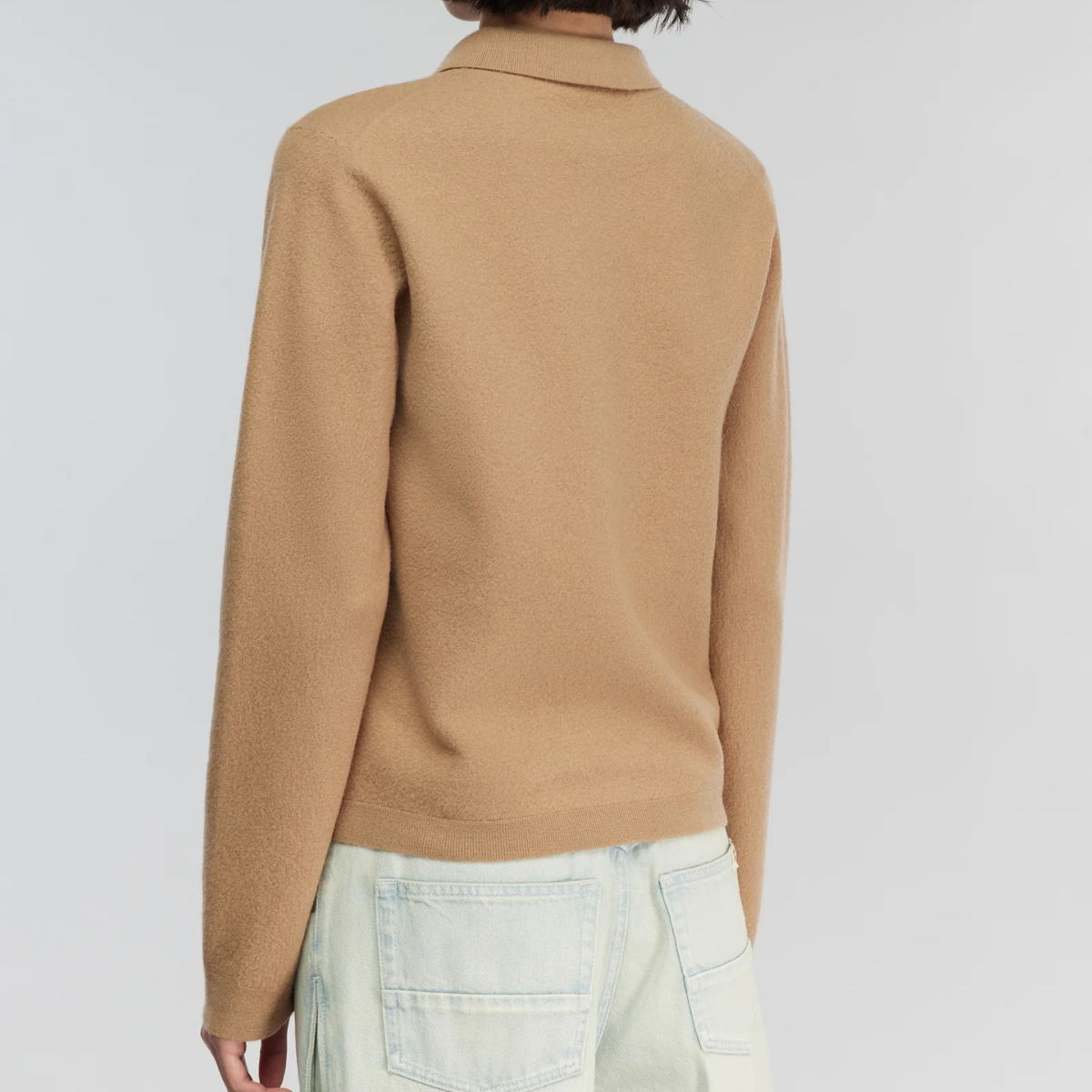 Semicouture Cardigan in Lana Cotta Cristiana Donna Mandorla