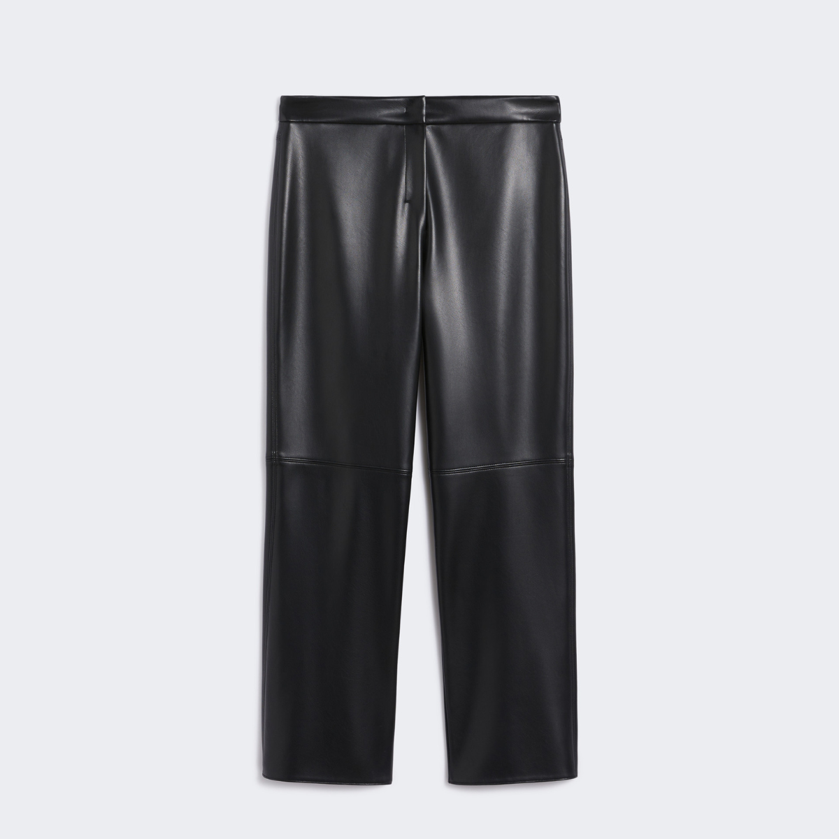 Max Mara Pantalone in Tessuto Spalmato Sublime Donna Nero