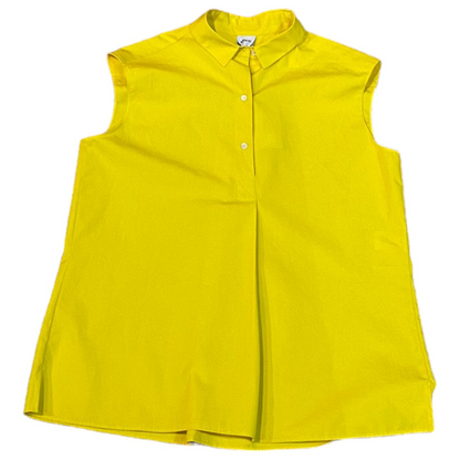 Aspesi Camicia in Cotone Smanicata Donna Giallo