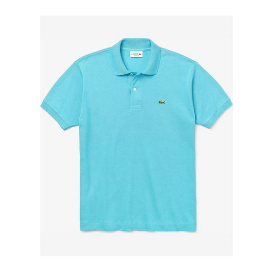 Lacoste Polo Manica Corta in Cotone L 12.12 Uomo Turchese