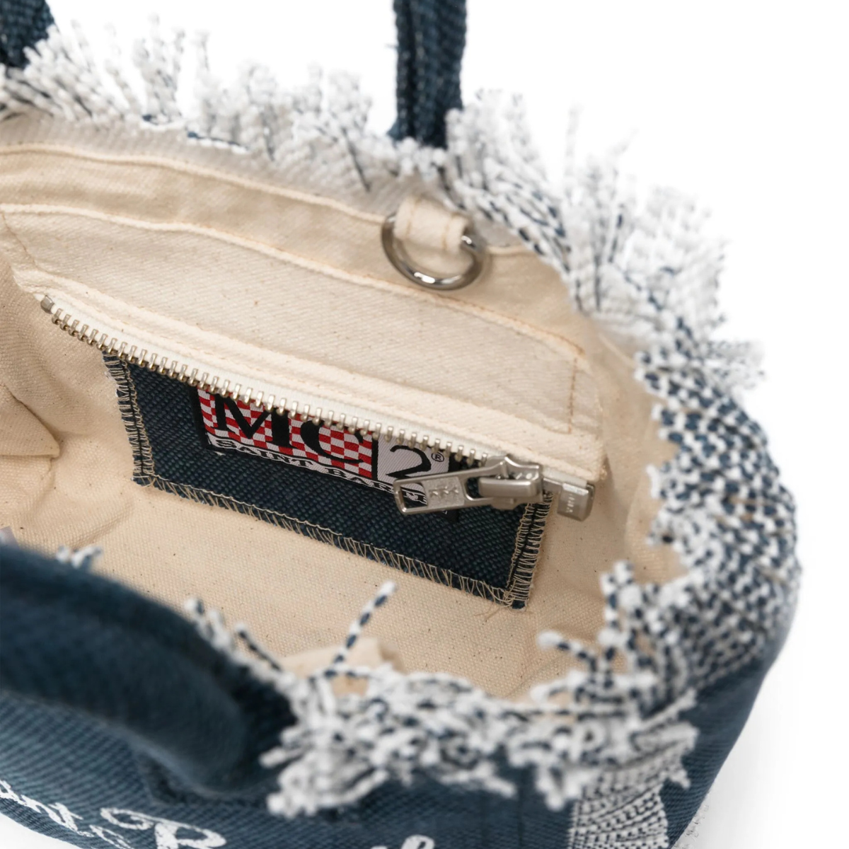 Mc2 Saint Barth Borsa in Cotone Vanity Mini Donna Indigo