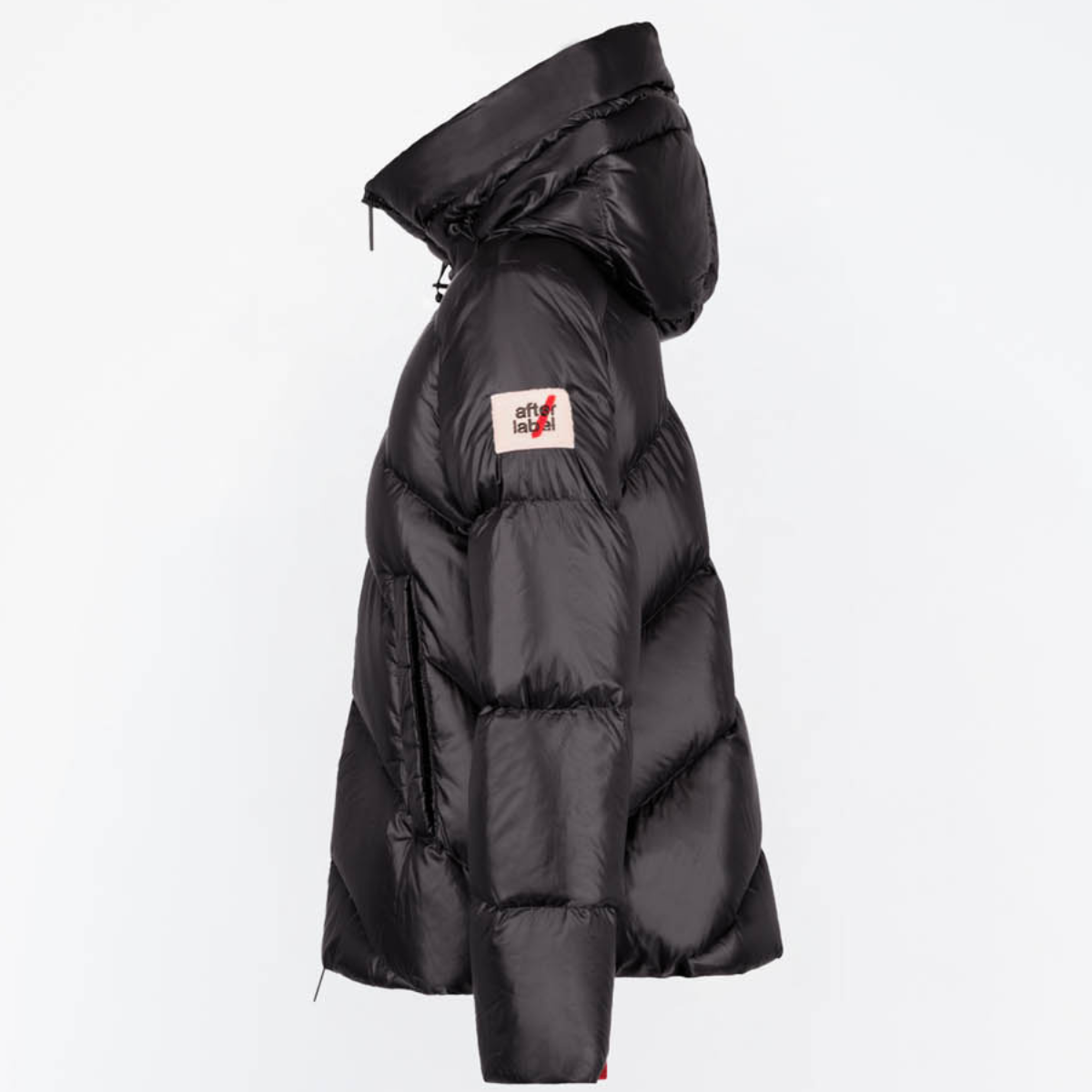 After Label Piumino Helsinki Donna Nero