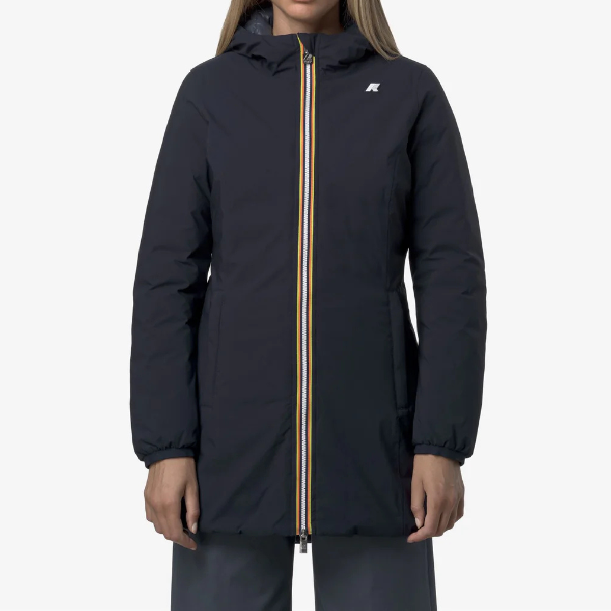 K-Way Piumino Reversibile Denise ST Thermo Double Donna Blue Depth-Blue Airforce