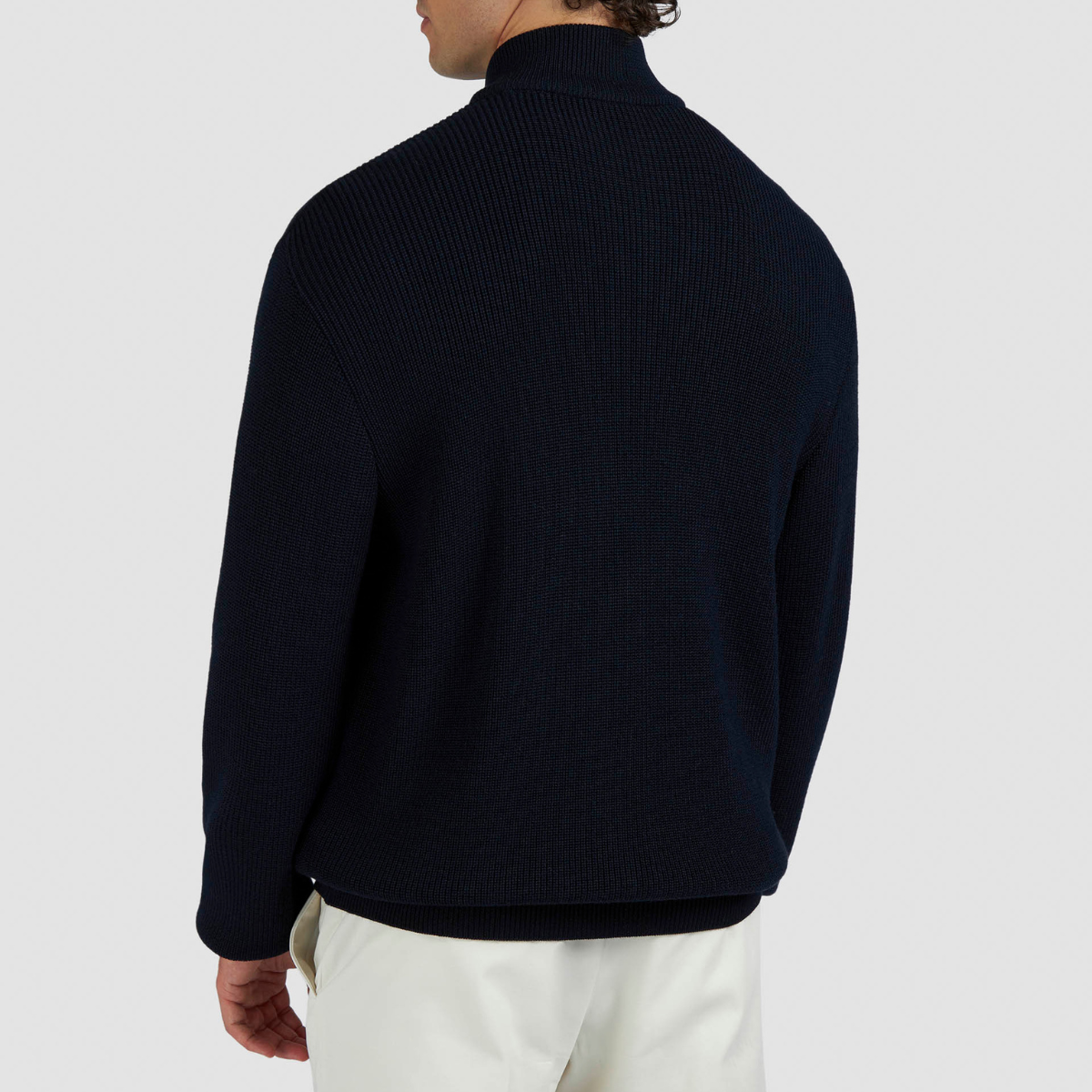 Paul & Shark Cardigan in Lana con Zip Uomo Blu