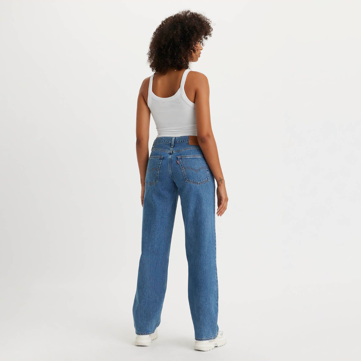 Levi's Jeans Baggy Dad Oversize Donna Blu