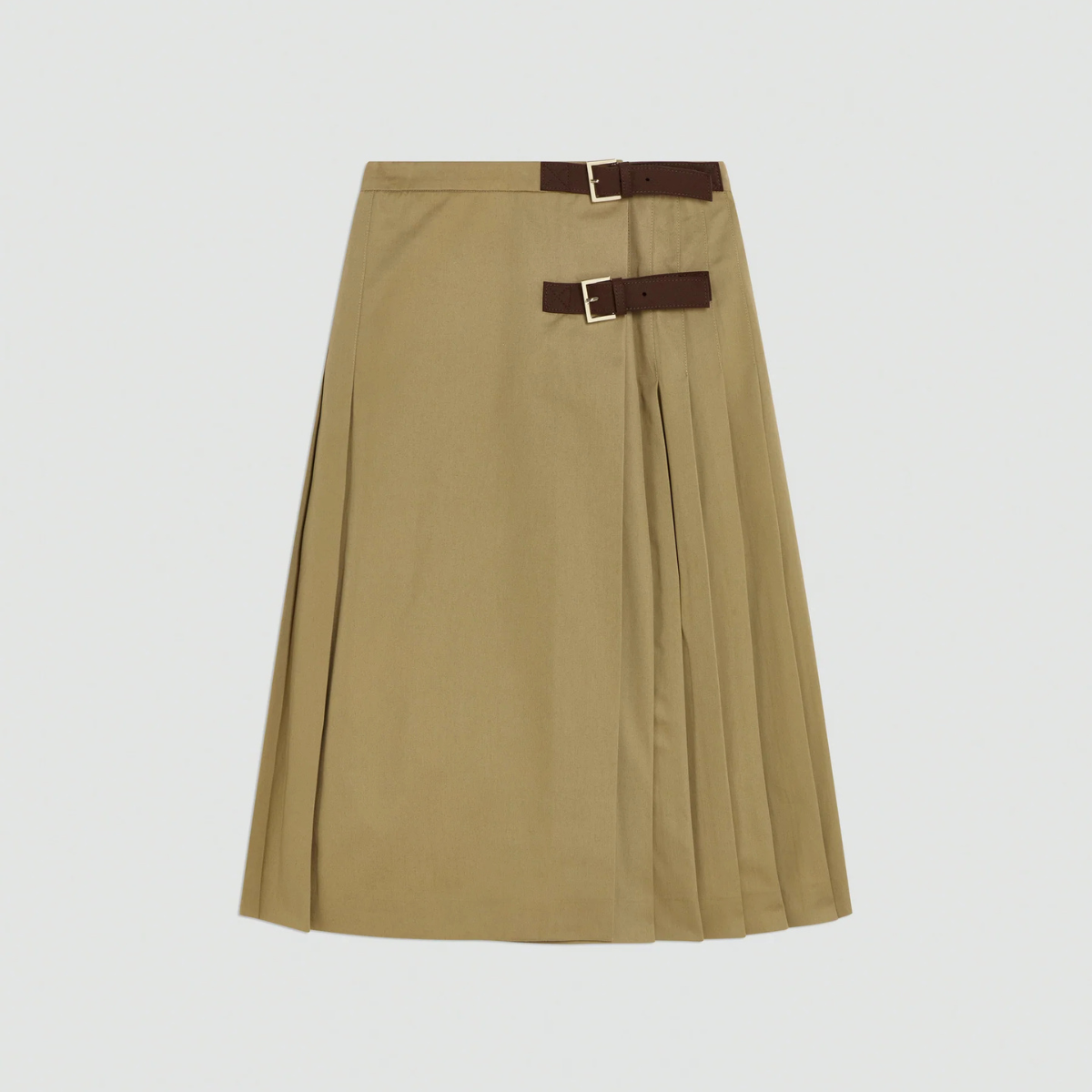Semicouture Gonna in Cotone Pabla Donna Felce