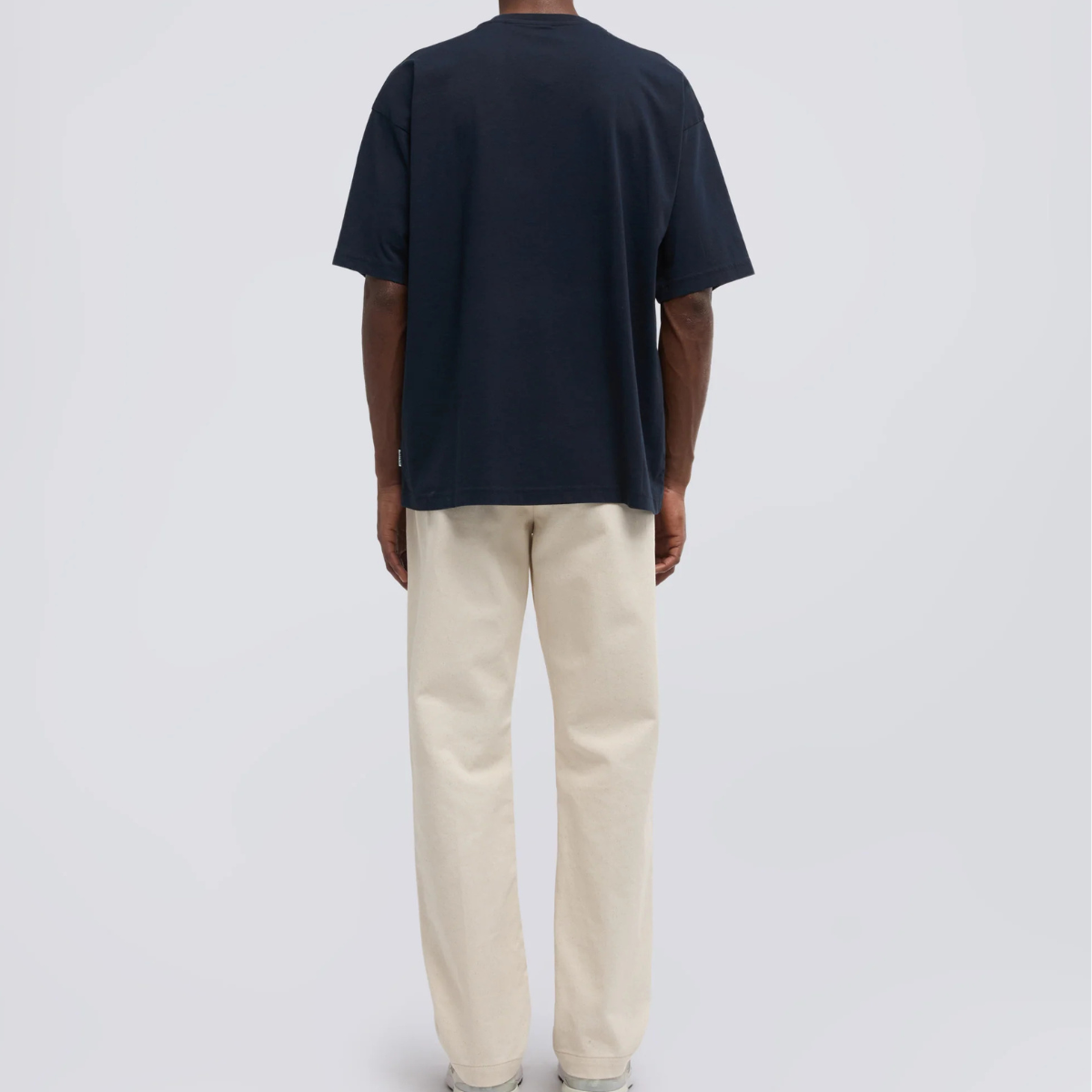 Aspesi T-Shirt in Jersey di Cotone con Stampa Non è Come Sembra Uomo Blu Navy