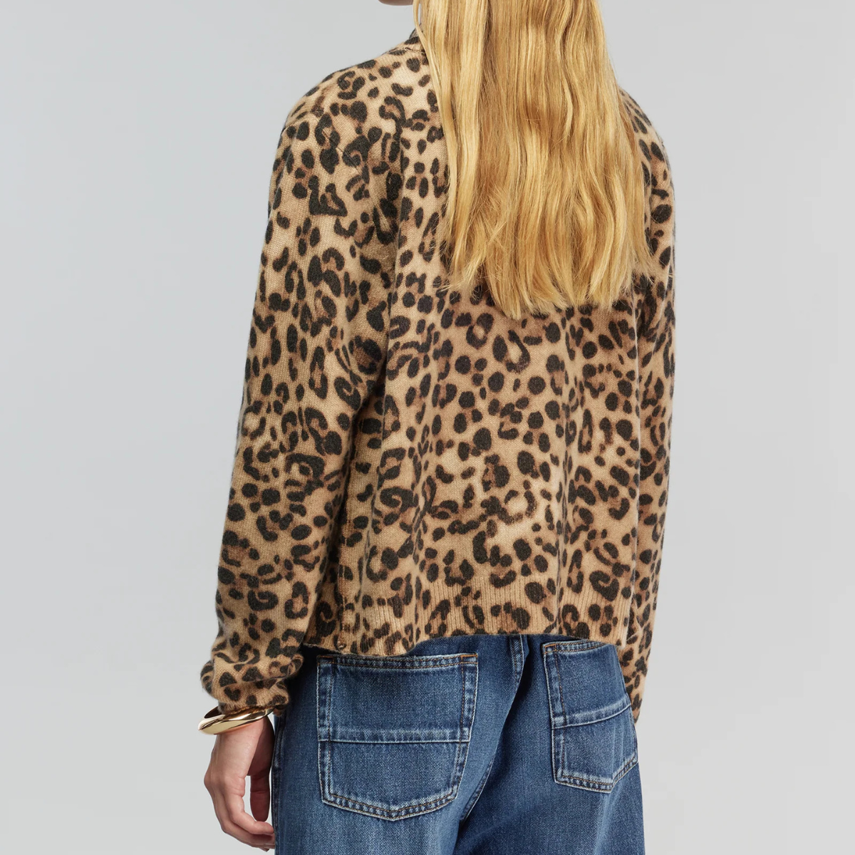Semicouture Cardigan in Misto Cachemire Donna Irmine Maculato