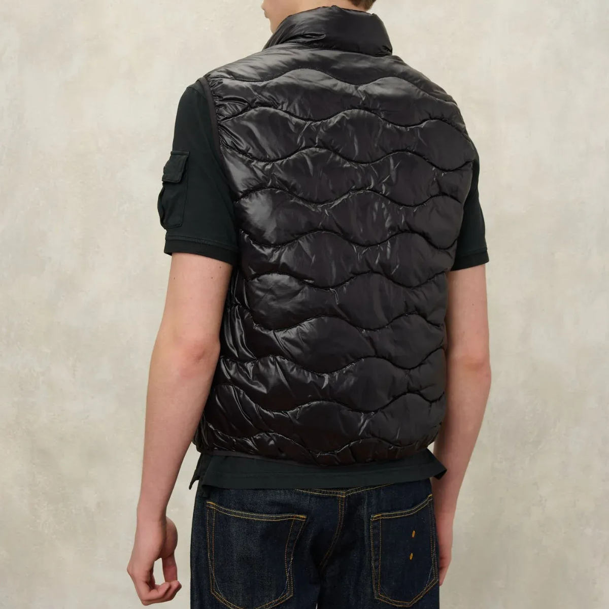 Blauer Smanicato ad Onde Danny Donna Nero
