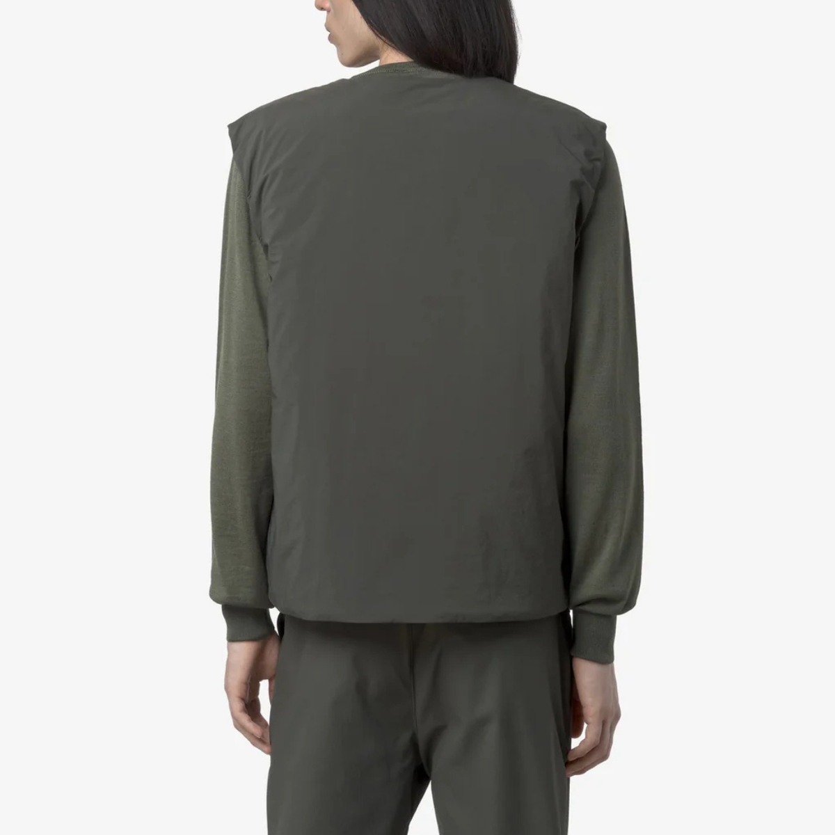 K-Way Gilet con Imbottitura Eco Valty Plain Warm Uomo Green Blackish