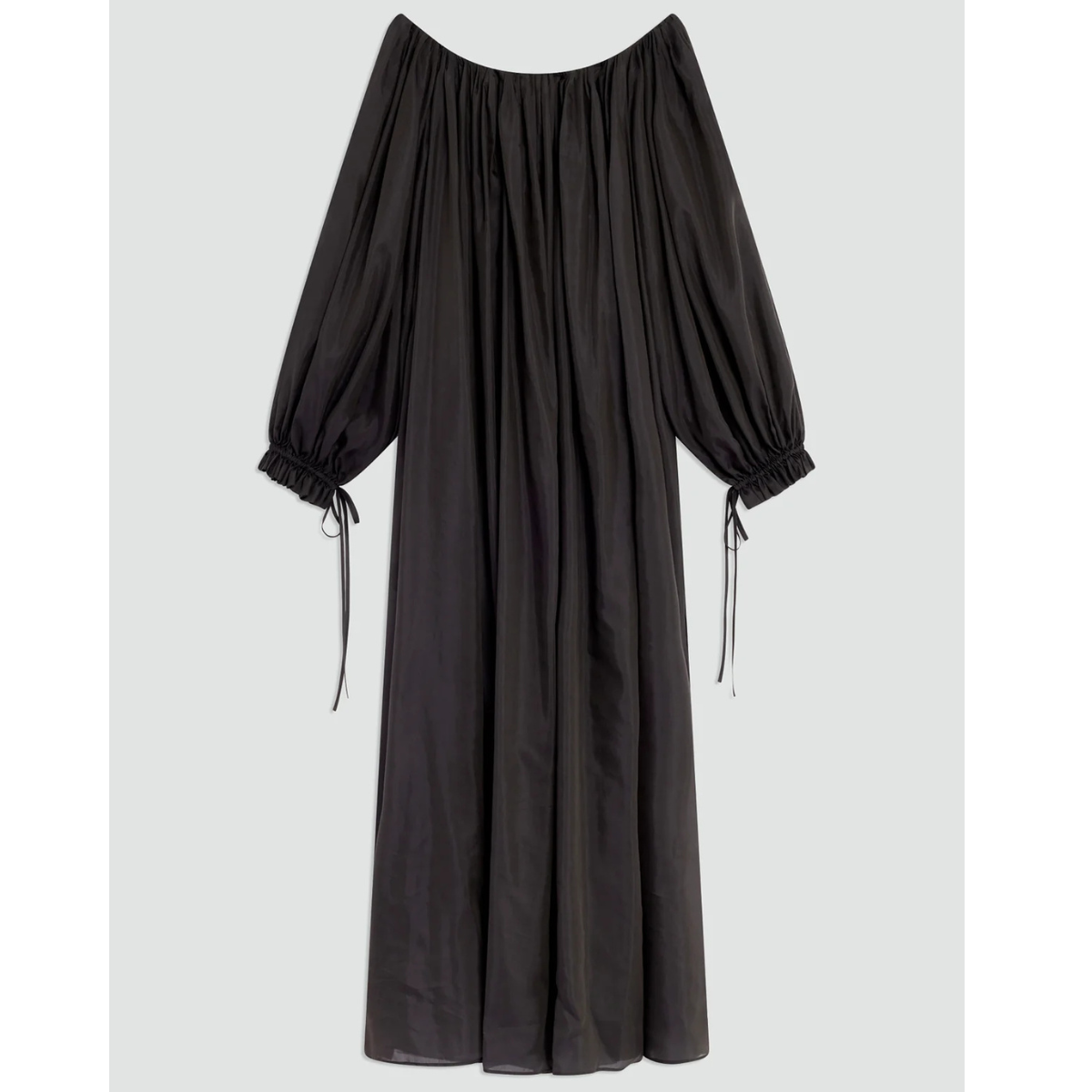 Semicouture Abito Lungo in Mussola di Cotone Avis Donna Mezzanotte