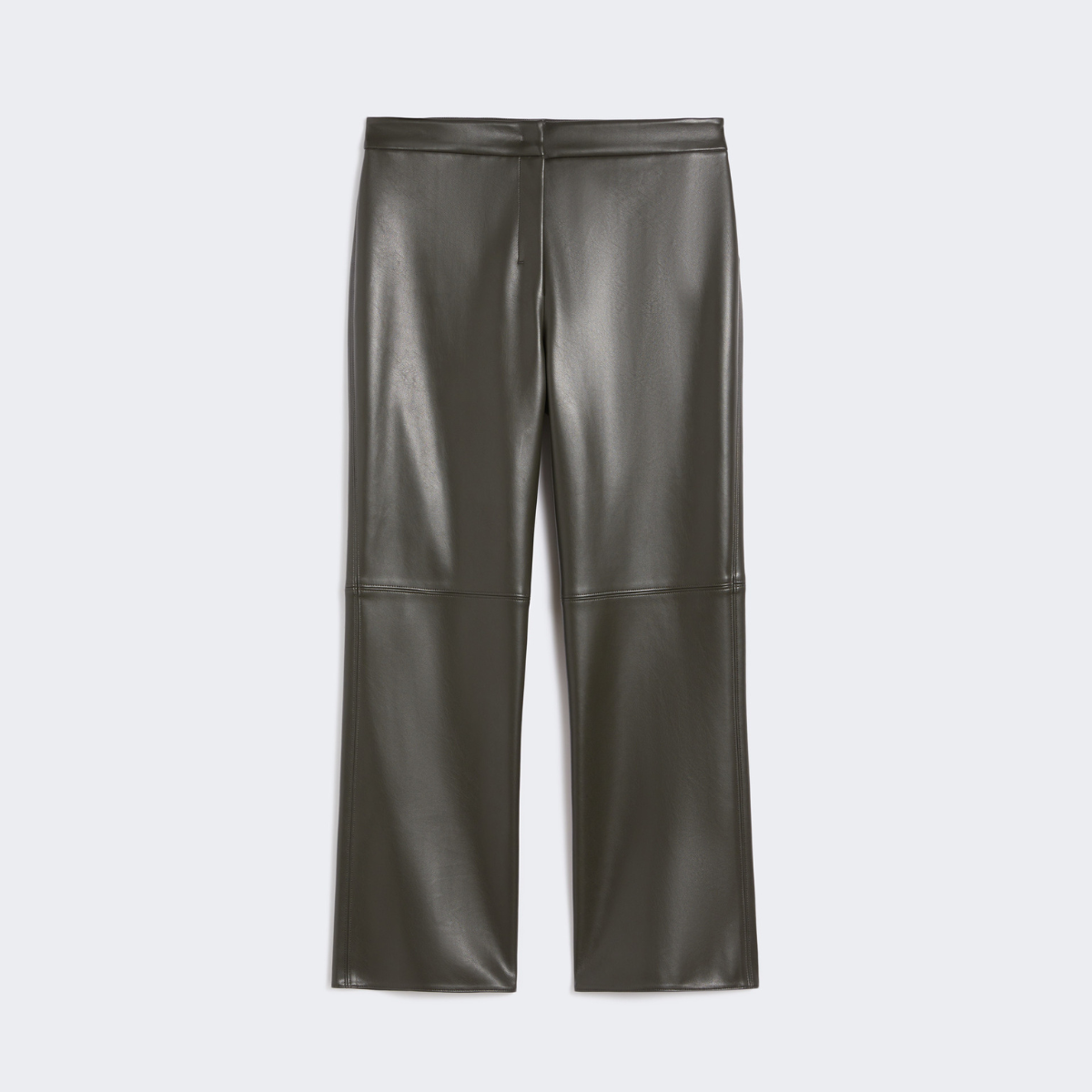 Max Mara Pantalone in Tessuto Spalmato Sublime Donna Verde