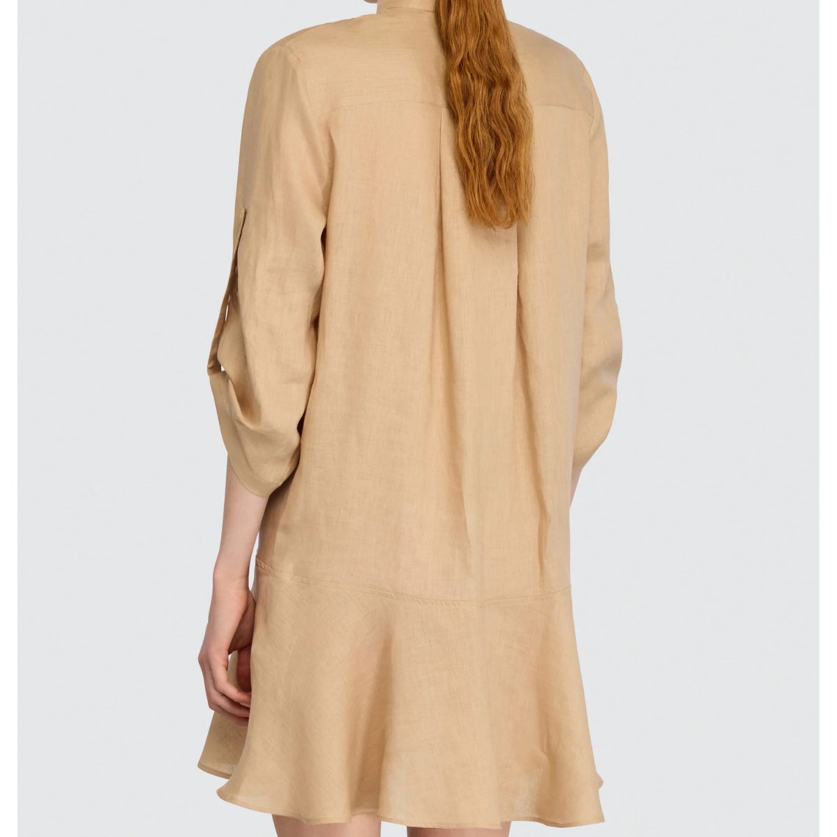 Semicouture Abito Mini in Lino Carola Donna Canapa