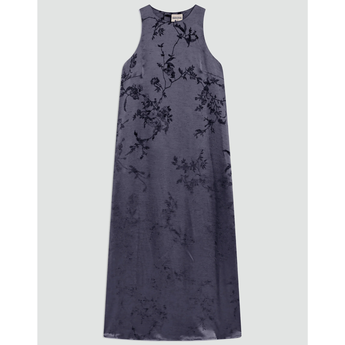 Semicouture Abito Lungo Smanicato Antonia Donna Mezzanotte