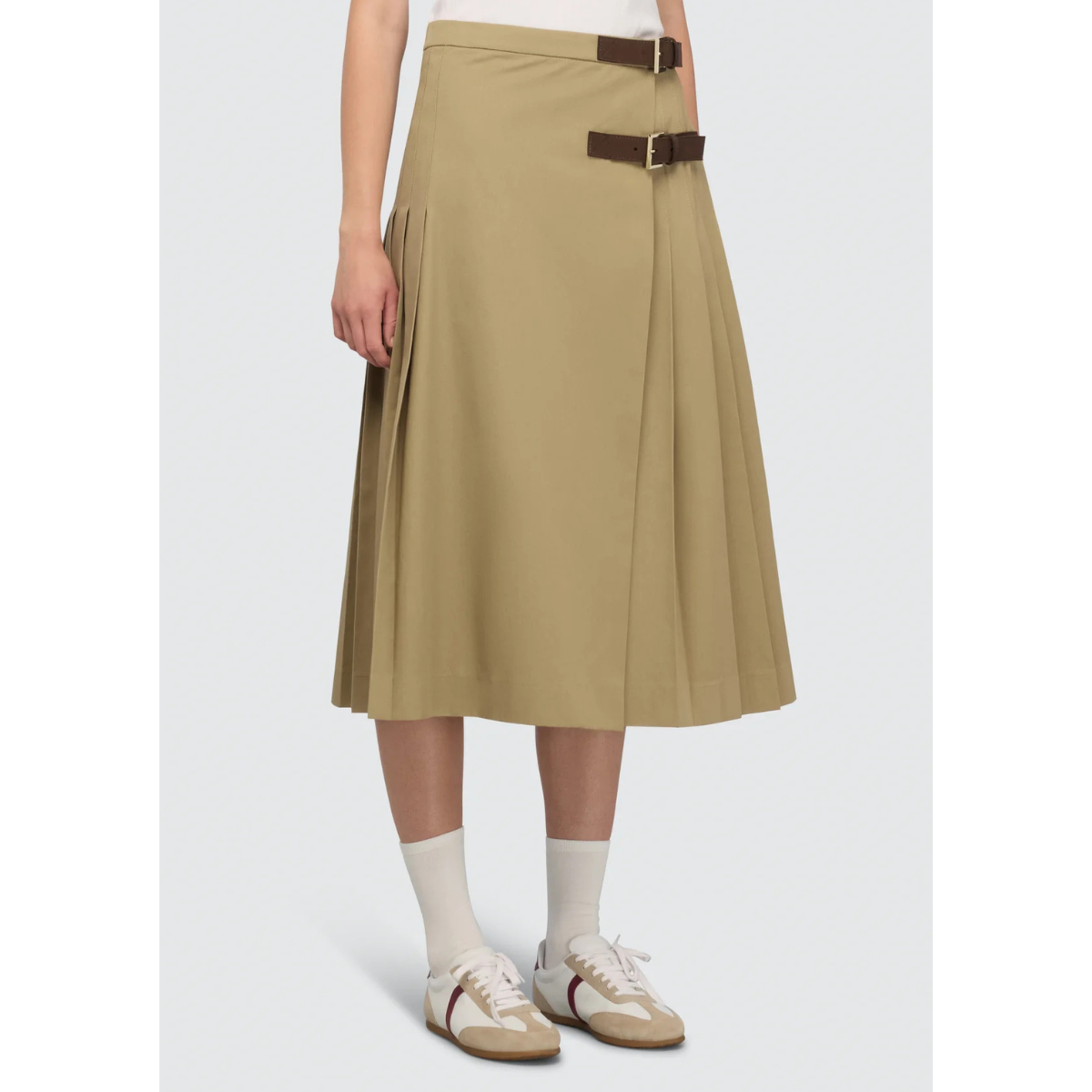 Semicouture Gonna in Cotone Pabla Donna Felce