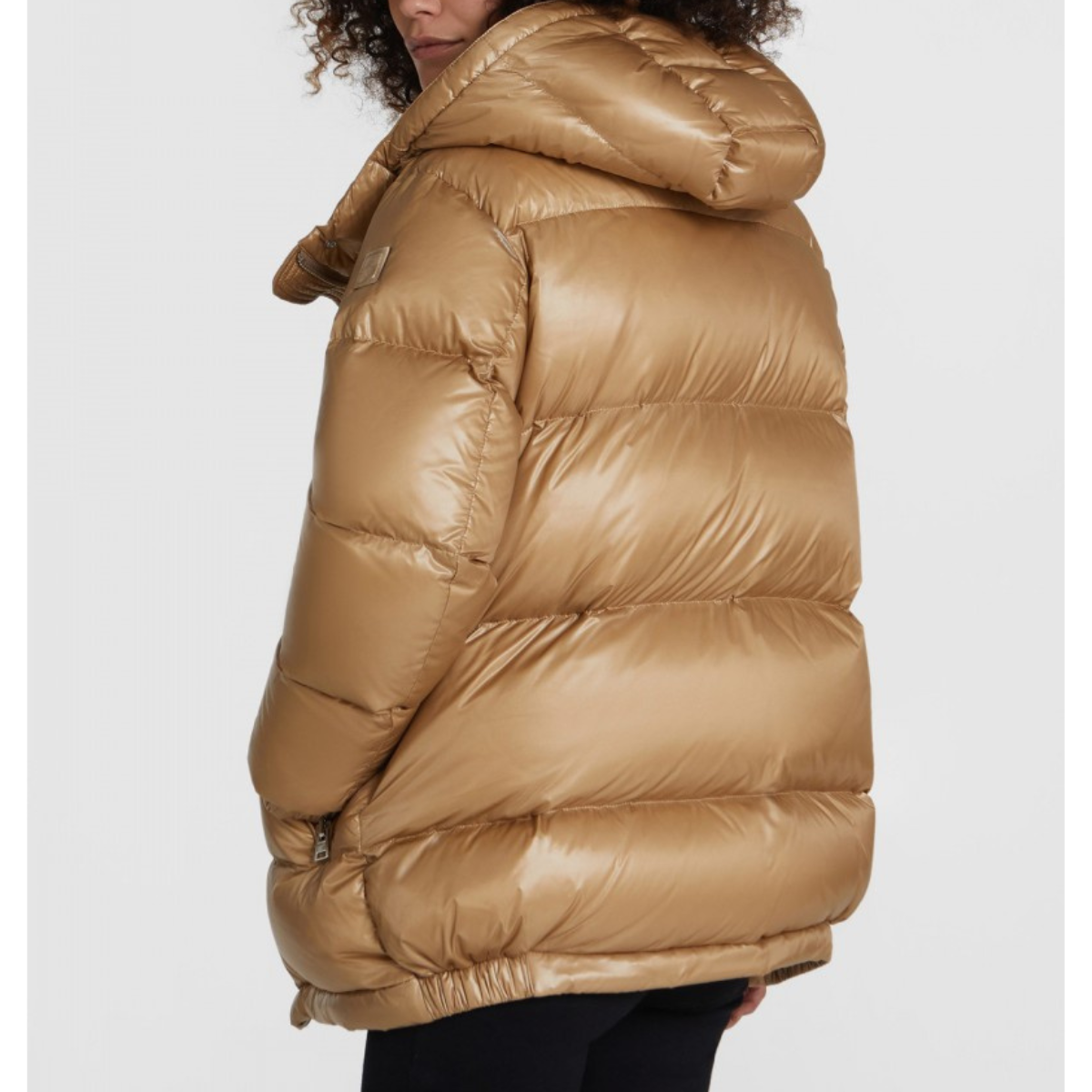 Woolrich Piumino con Pelliccia Donna WS Aliquippa Parka Gold Khaki