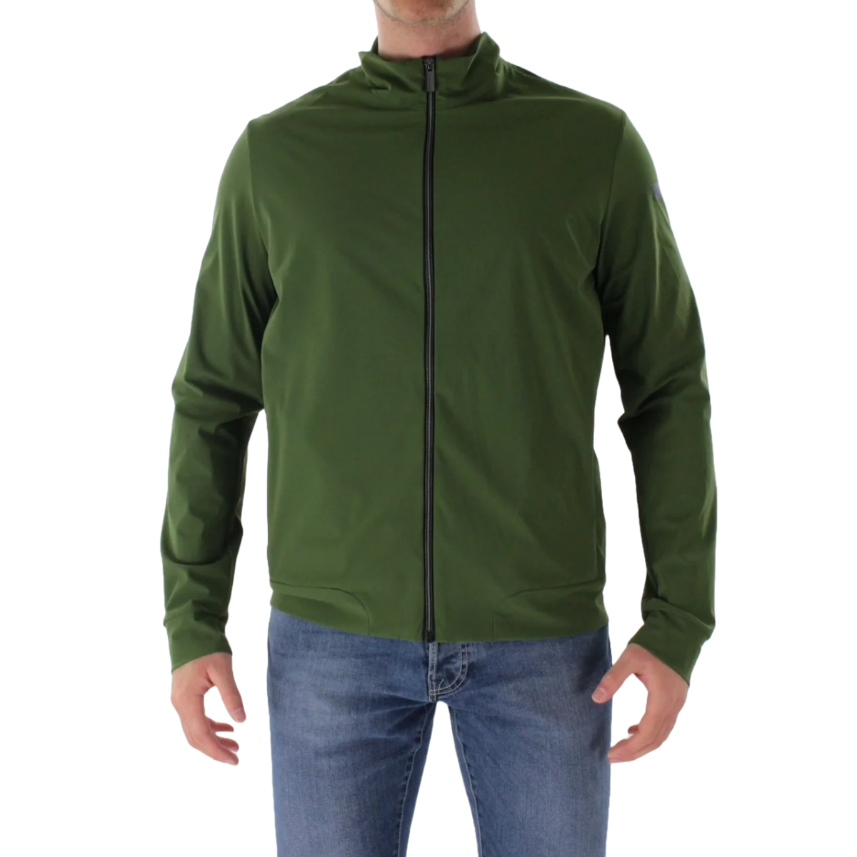 RRD Felpa con Cappuccio Fleece Summer Hood Zip Uomo Verde