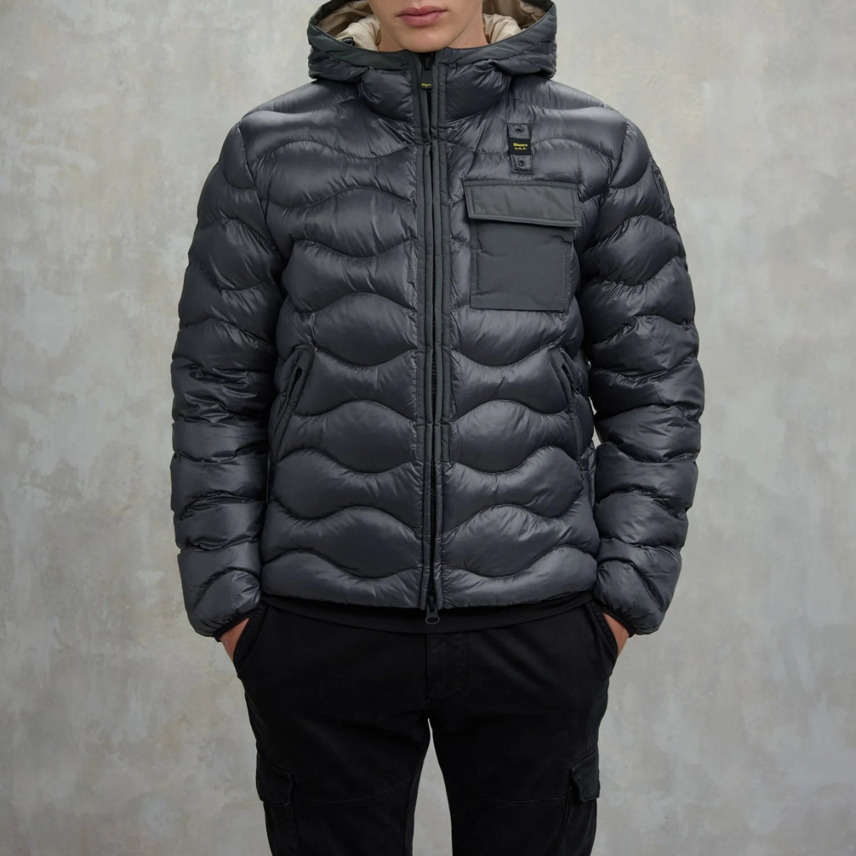 Blauer Giubbetto con Taschino Bryant Uomo Nero