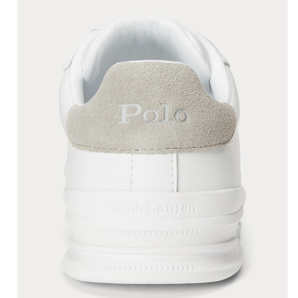 Polo Ralph Lauren Sneakers in Pelle Heritage Court II Uomo Bianco/Grigio