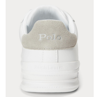 Polo Ralph Lauren Sneakers in Pelle Heritage Court II Uomo Bianco/Grigio