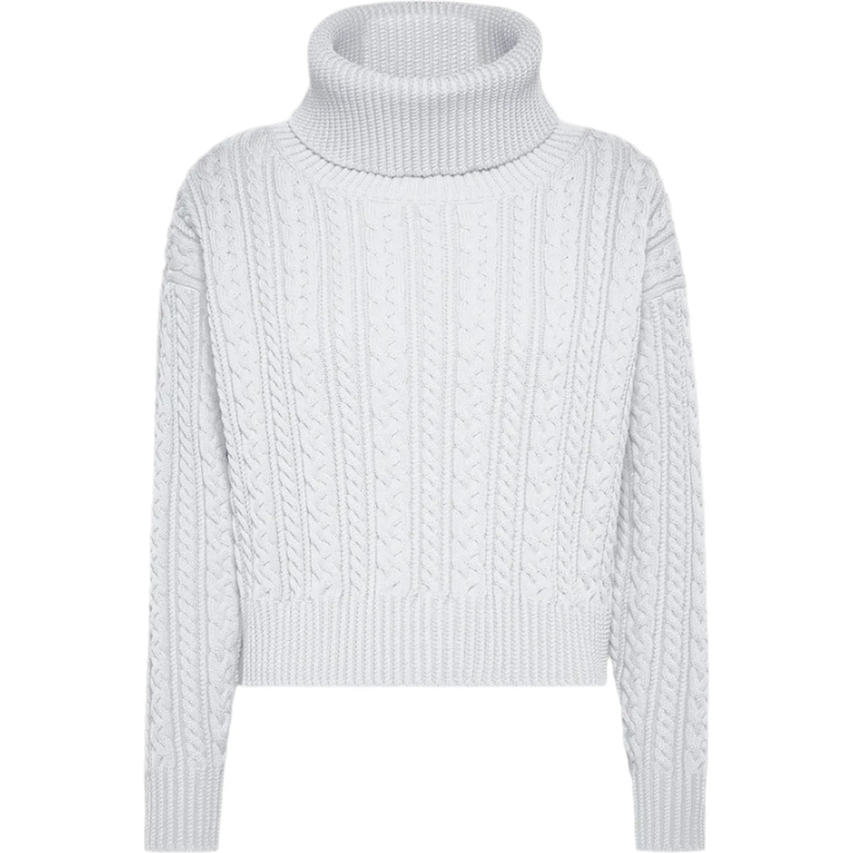 RRD Maglia a Collo Alto Donna Amos Fish Turtleneck Wom Knit Ghiaccio