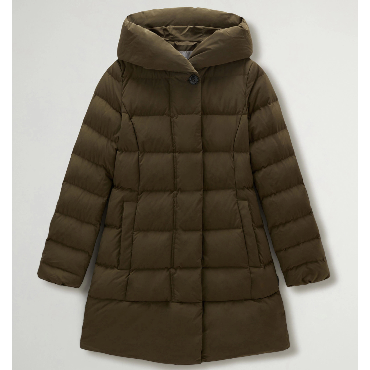Woolrich Parka Trapuntato Puffy Prescott Donna Dark Green