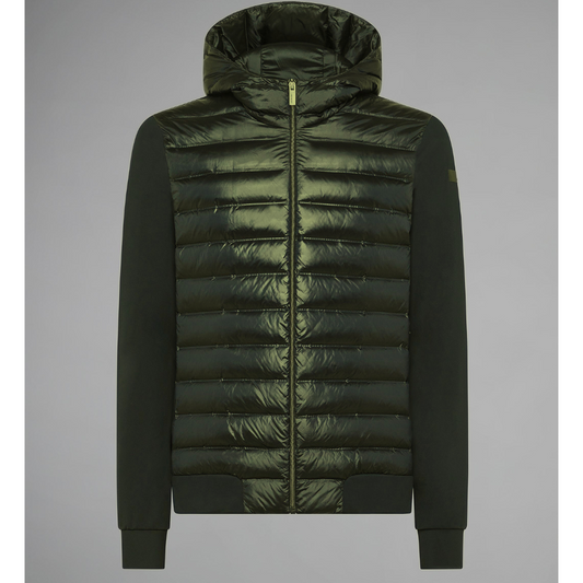 RRD Piumino Winter Duck Hood Zip Soft Jkt Uomo Verde