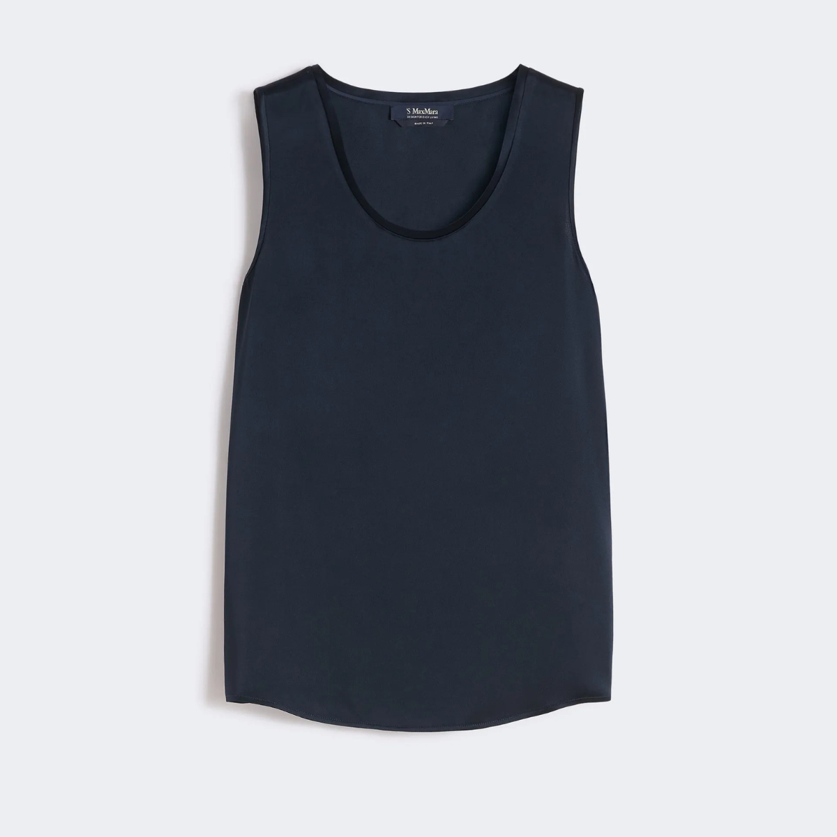 Max Mara Top in Raso SMMEstri Donna Blu Notte