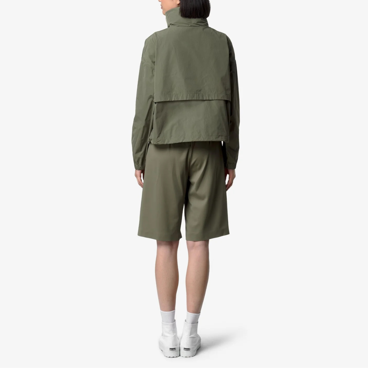 K-Way Giacca Aubette Memory Touch Donna Green Lichen