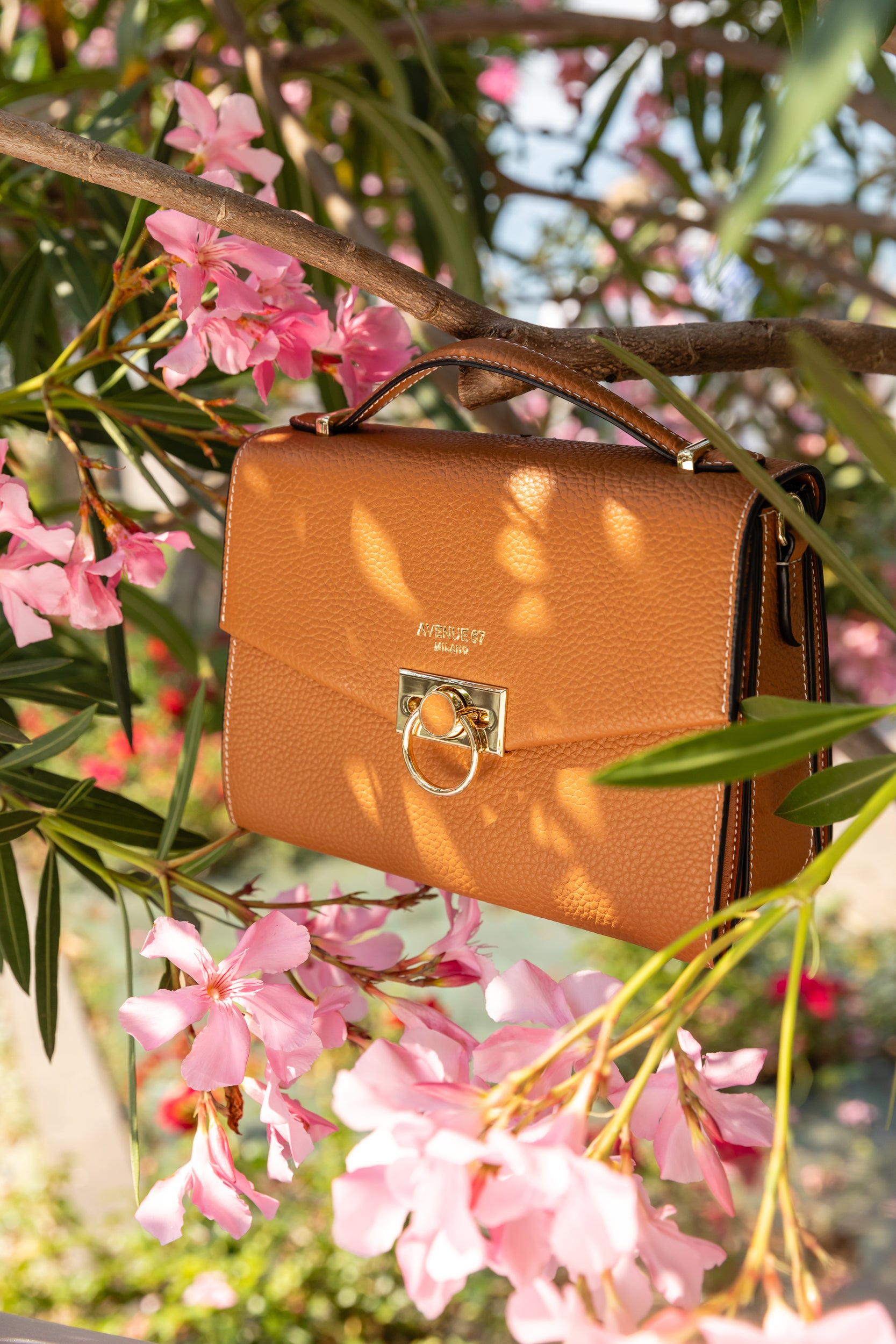 Avenue 67 Borsa in Pelle Donna Rosalie Cuoio