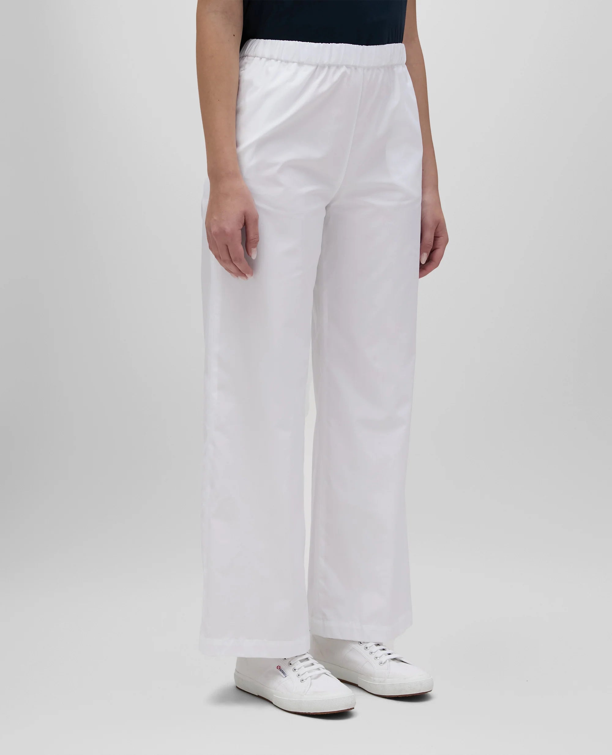Aspesi Pantalone in Popeline di Cotone Donna 0128 Bianco