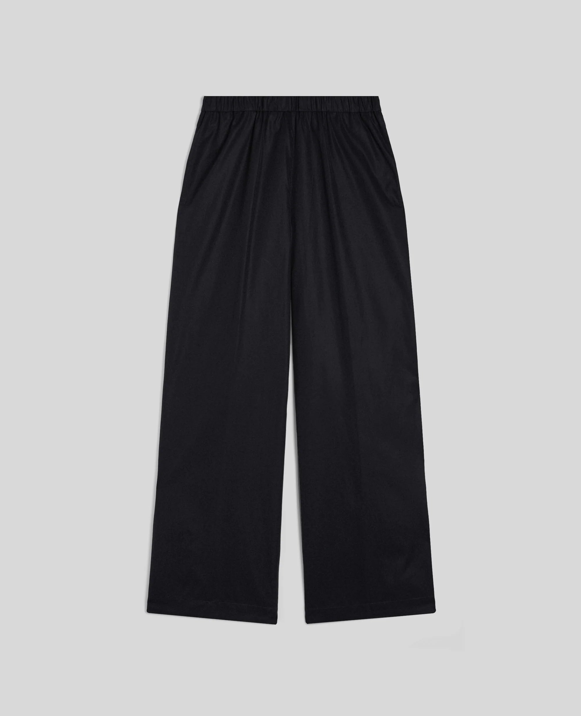 Aspesi Pantalone in Popeline di Cotone Donna 0128 Nero