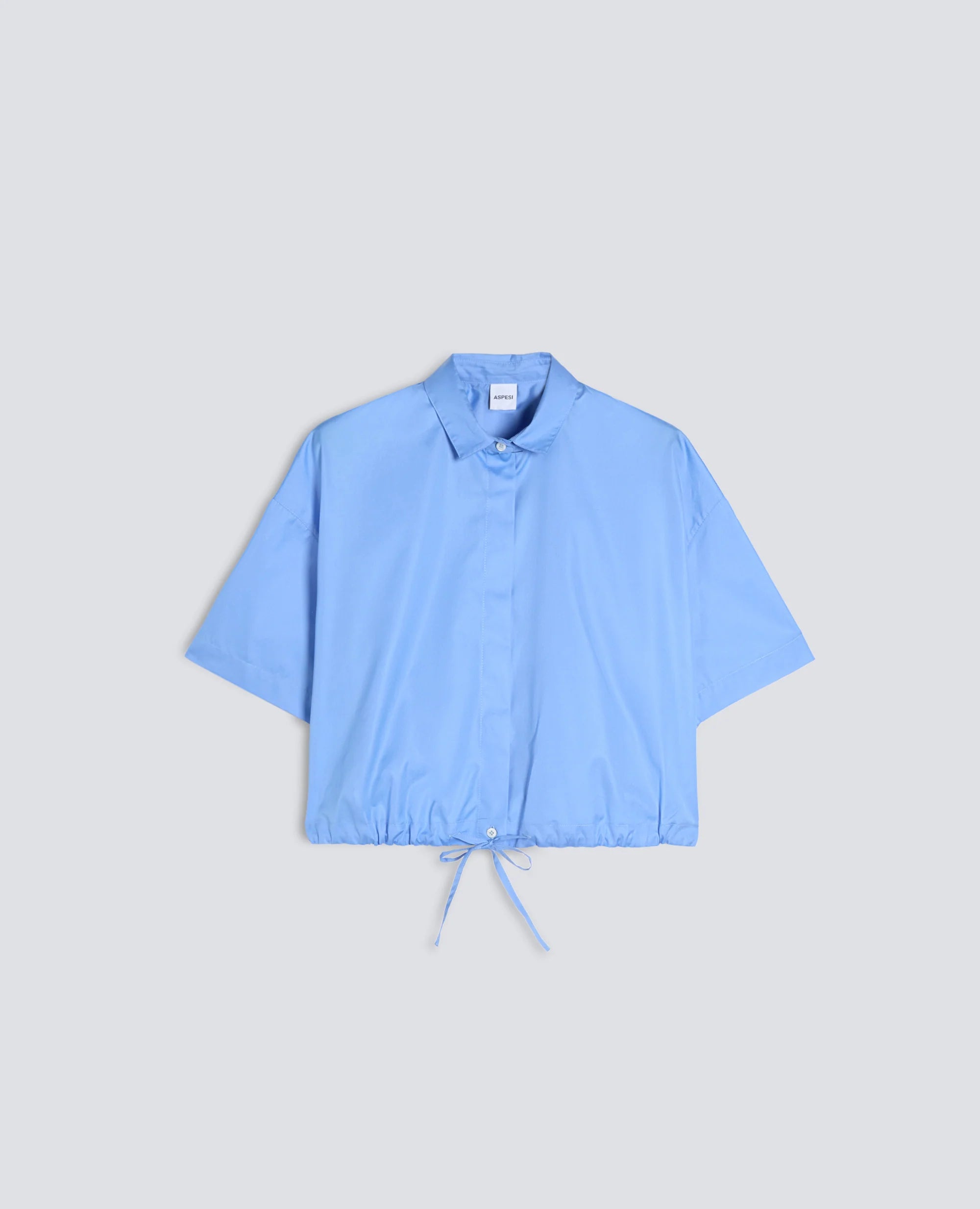 Aspesi Camicia in Popeline di Cotone Mod. 5445 Donna Azzurro