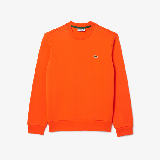 Lacoste Felpa in Cotone e Pile Unisex SH9608 Arancione