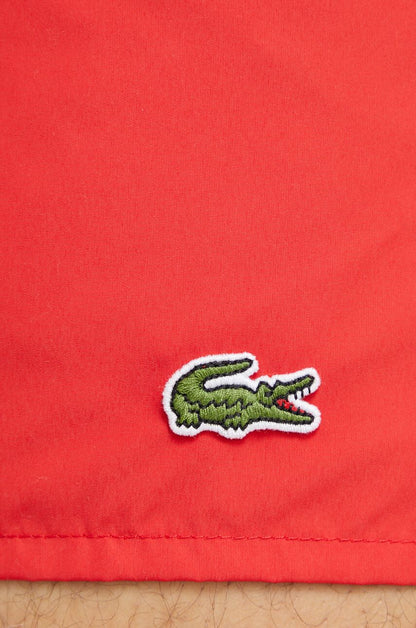 Lacoste Costume da Bagno in Poliestere Uomo Rosso