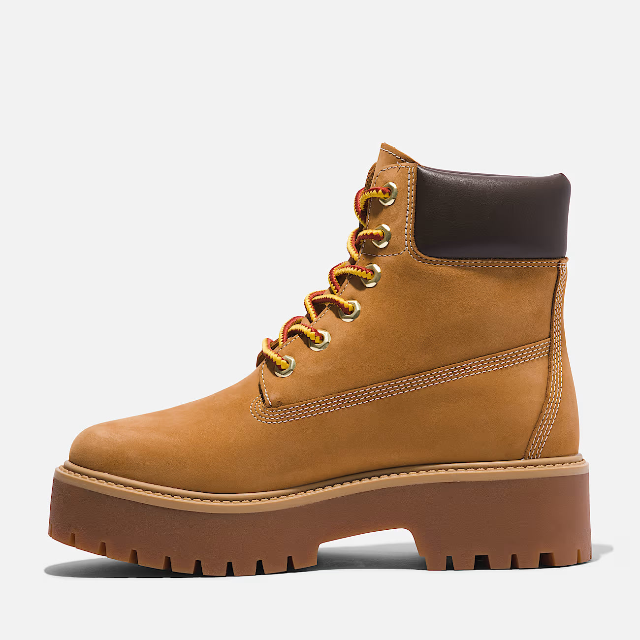 Timberland Stivale Impermeabile con Plateau Stone Street 6 Inch Donna Giallo