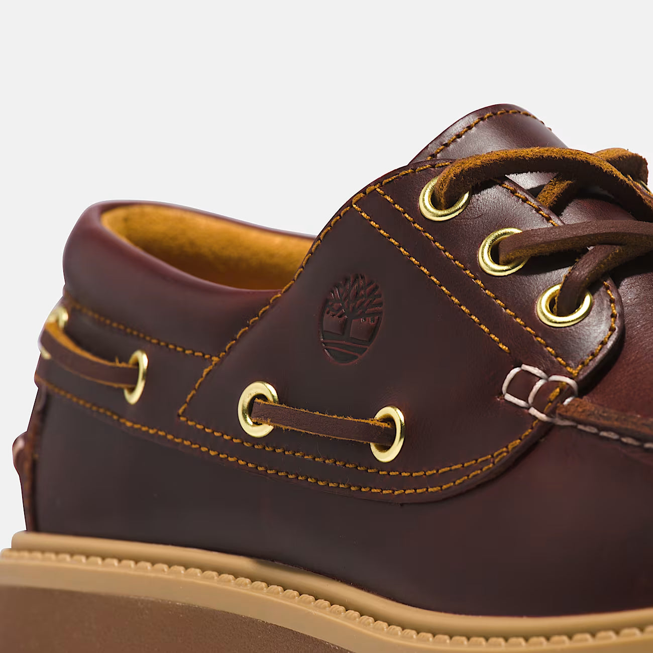 Timberland Scarpe da Barca con Plateau Stone Street Donna Marrone Scuro